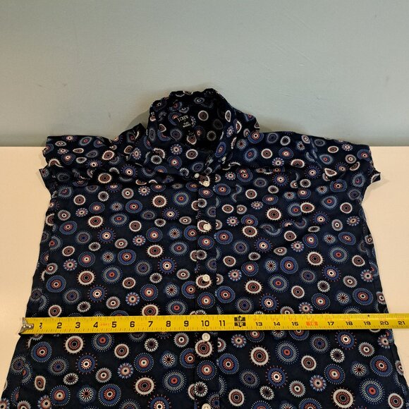 J. Crew Men's Medium Flex Washed Slim Fit Short Sleeve Shirt Style #BG955 - Picture 11 of 13